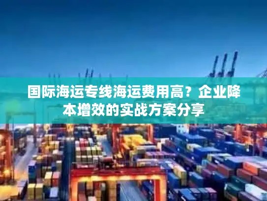国际海运专线海运费用高？企业降本增效的实战方案分享