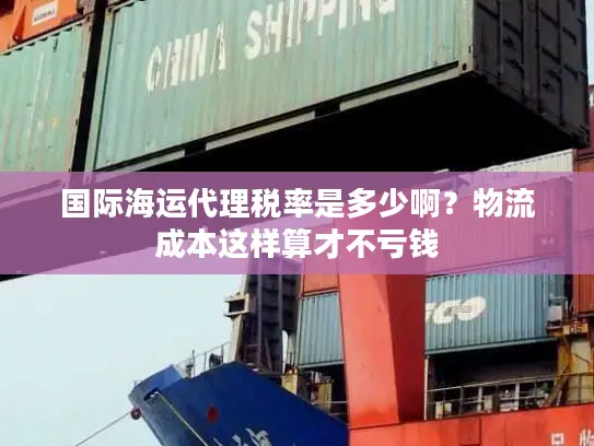 国际海运代理税率是多少啊？物流成本这样算才不亏钱