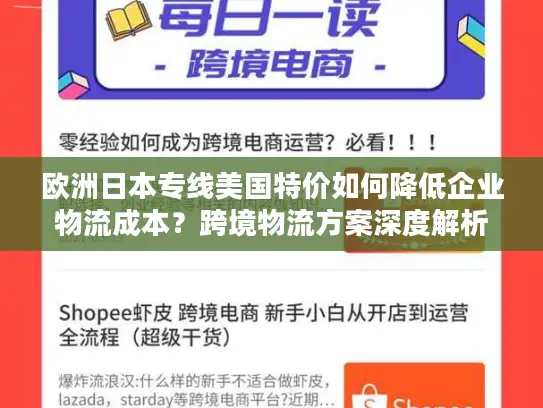 欧洲日本专线美国特价如何降低企业物流成本？跨境物流方案深度解析