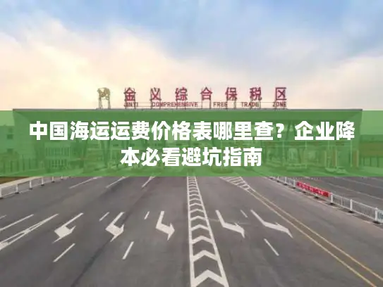 中国海运运费价格表哪里查？企业降本必看避坑指南