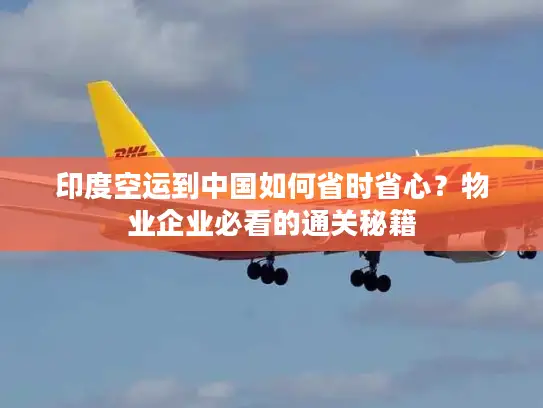 印度空运到中国如何省时省心？物业企业必看的通关秘籍