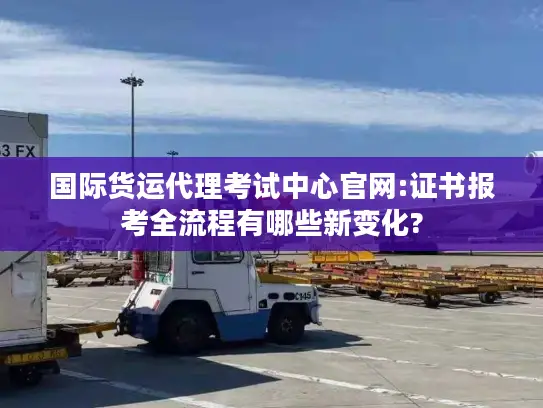 国际货运代理考试中心官网:证书报考全流程有哪些新变化?