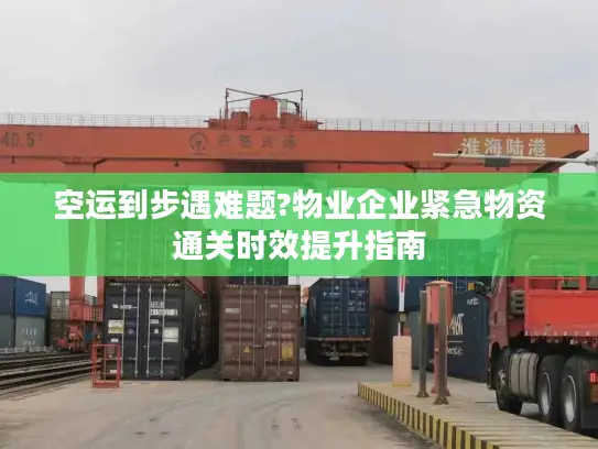 空运到步遇难题?物业企业紧急物资通关时效提升指南