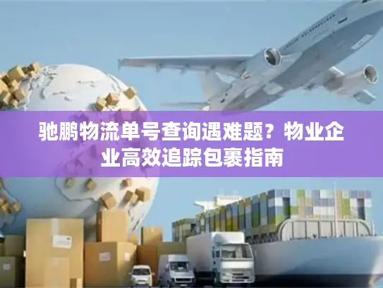 驰鹏物流单号查询遇难题？物业企业高效追踪包裹指南