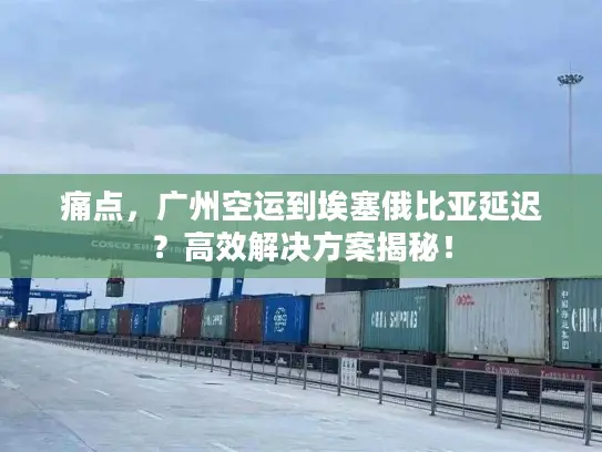 痛点，广州空运到埃塞俄比亚延迟？高效解决方案揭秘！