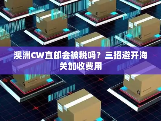 澳洲CW直邮会被税吗？三招避开海关加收费用