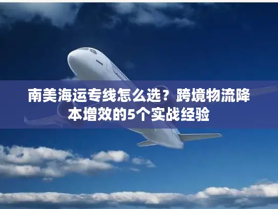 南美海运专线怎么选？跨境物流降本增效的5个实战经验