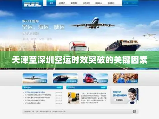天津至深圳空运时效突破的关键因素