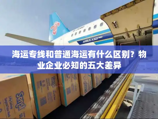 海运专线和普通海运有什么区别？物业企业必知的五大差异