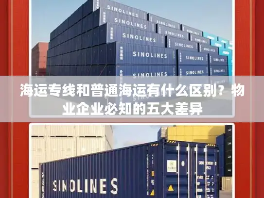 海运专线和普通海运有什么区别？物业企业必知的五大差异