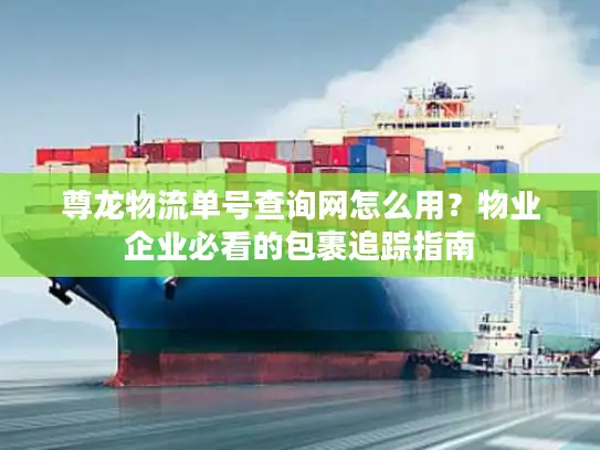 尊龙物流单号查询网怎么用？物业企业必看的包裹追踪指南