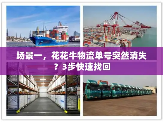 场景一，花花牛物流单号突然消失？3步快速找回