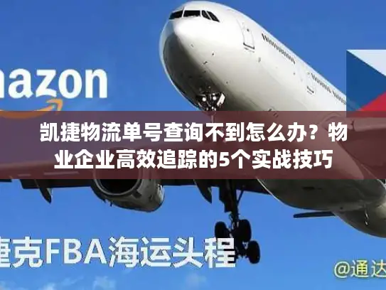 凯捷物流单号查询不到怎么办？物业企业高效追踪的5个实战技巧