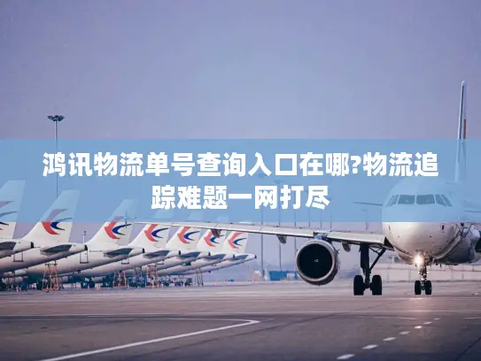 鸿讯物流单号查询入口在哪?物流追踪难题一网打尽