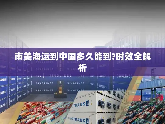 南美海运到中国多久能到?时效全解析