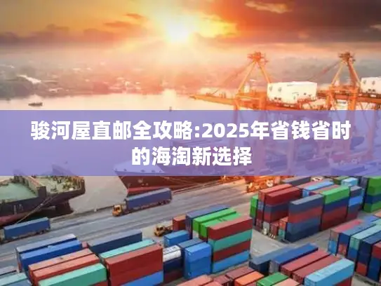骏河屋直邮全攻略:2025年省钱省时的海淘新选择