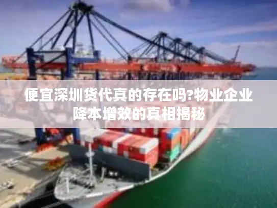 便宜深圳货代真的存在吗?物业企业降本增效的真相揭秘