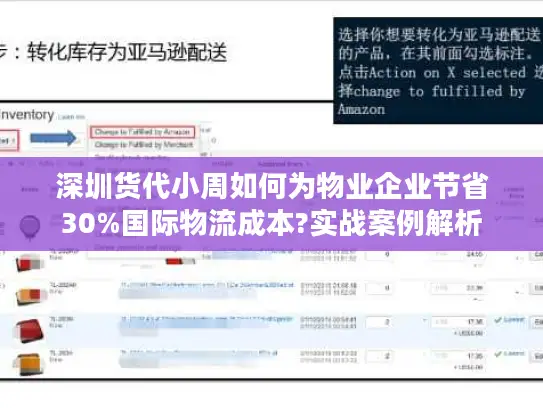 深圳货代小周如何为物业企业节省30%国际物流成本?实战案例解析