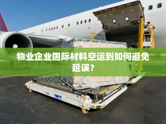 物业企业国际材料空运到如何避免延误？