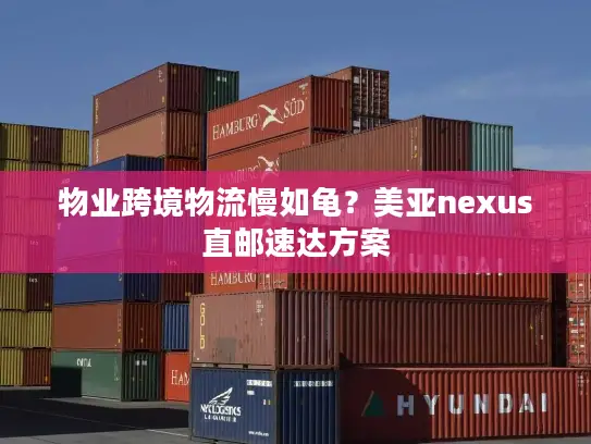 物业跨境物流慢如龟？美亚nexus直邮速达方案