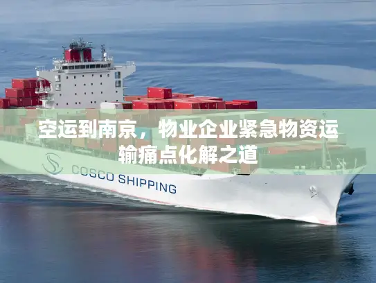 空运到南京，物业企业紧急物资运输痛点化解之道