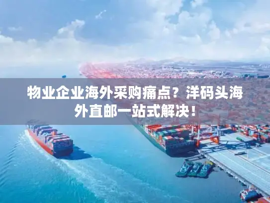 物业企业海外采购痛点？洋码头海外直邮一站式解决！