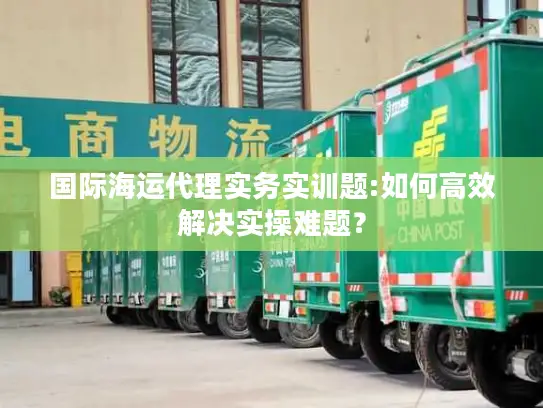 国际海运代理实务实训题:如何高效解决实操难题？