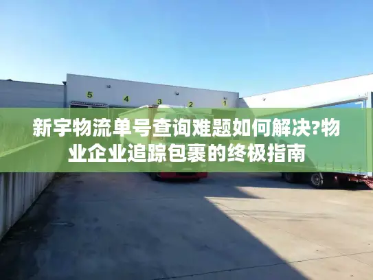 新宇物流单号查询难题如何解决?物业企业追踪包裹的终极指南