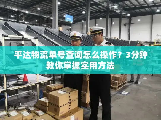 平达物流单号查询怎么操作？3分钟教你掌握实用方法