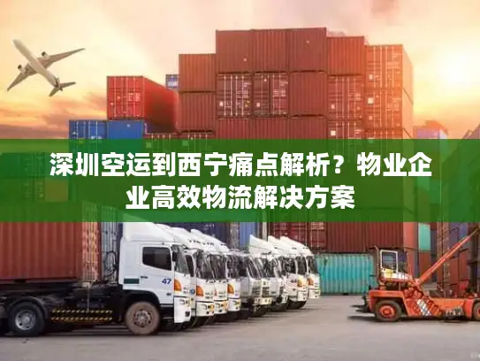 深圳空运到西宁痛点解析？物业企业高效物流解决方案