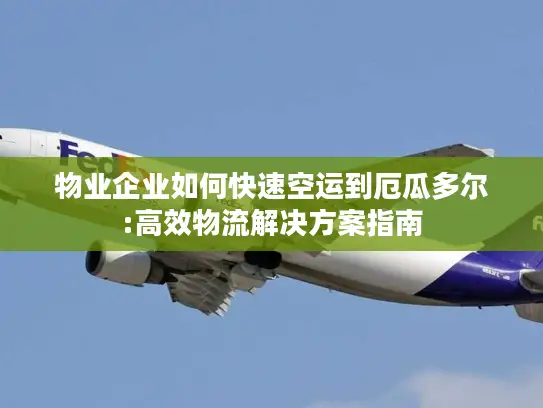 物业企业如何快速空运到厄瓜多尔:高效物流解决方案指南