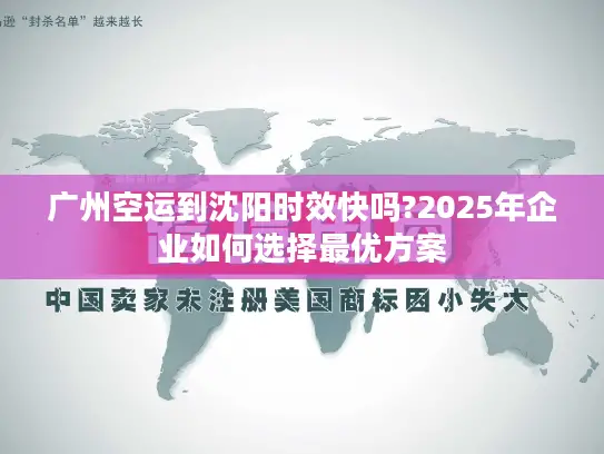广州空运到沈阳时效快吗?2025年企业如何选择最优方案