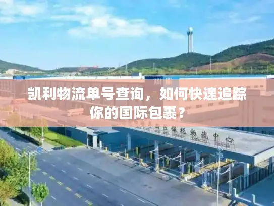 凯利物流单号查询，如何快速追踪你的国际包裹？