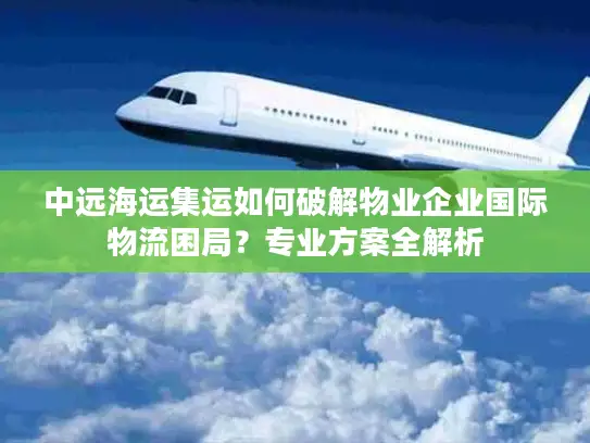 中远海运集运如何破解物业企业国际物流困局？专业方案全解析