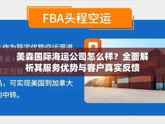 美森国际海运公司怎么样？全面解析其服务优势与客户真实反馈