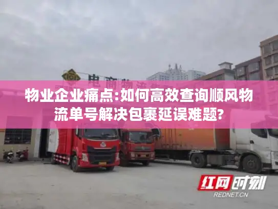 物业企业痛点:如何高效查询顺风物流单号解决包裹延误难题?