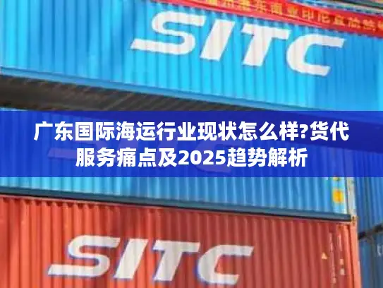 广东国际海运行业现状怎么样?货代服务痛点及2025趋势解析
