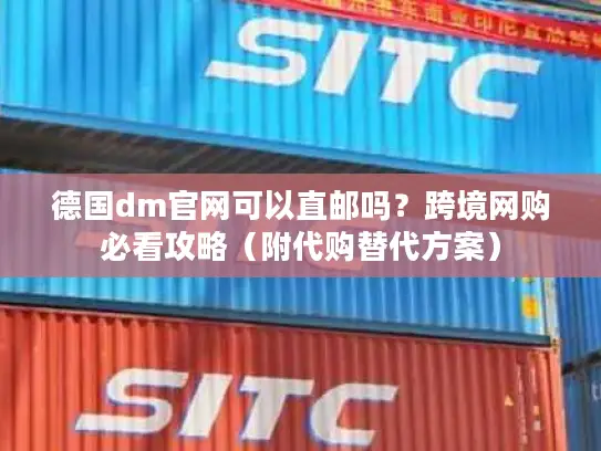德国dm官网可以直邮吗？跨境网购必看攻略（附代购替代方案）