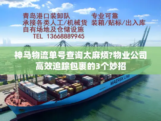 神马物流单号查询太麻烦?物业公司高效追踪包裹的3个妙招