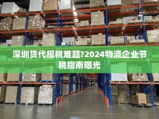 深圳货代报税难题?2024物流企业节税指南曝光