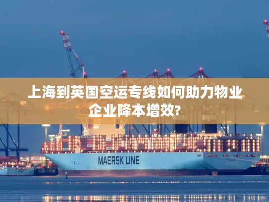 上海到英国空运专线如何助力物业企业降本增效?