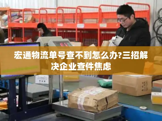 宏通物流单号查不到怎么办?三招解决企业查件焦虑