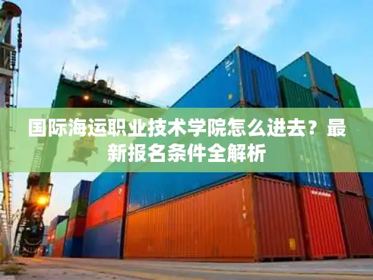 国际海运职业技术学院怎么进去？最新报名条件全解析