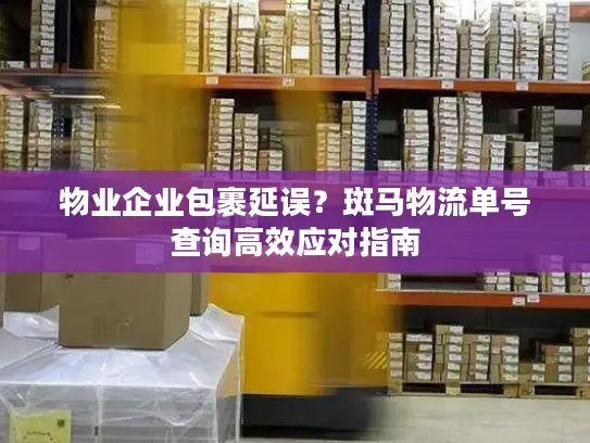 物业企业包裹延误？斑马物流单号查询高效应对指南