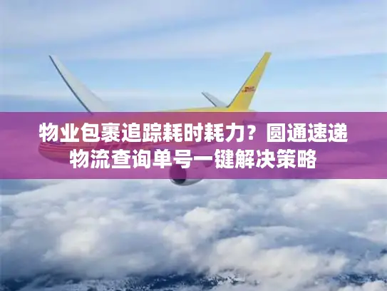 物业包裹追踪耗时耗力？圆通速递物流查询单号一键解决策略