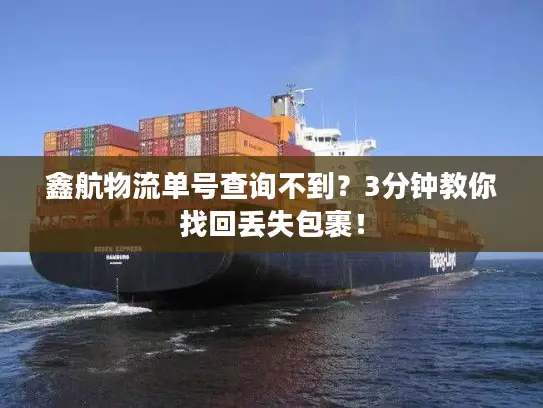 鑫航物流单号查询不到？3分钟教你找回丢失包裹！