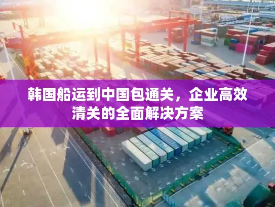 韩国船运到中国包通关，企业高效清关的全面解决方案
