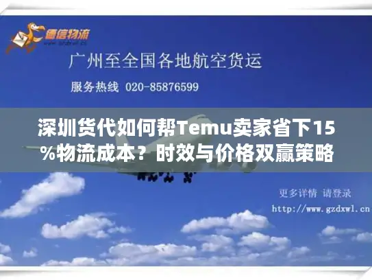 深圳货代如何帮Temu卖家省下15%物流成本？时效与价格双赢策略