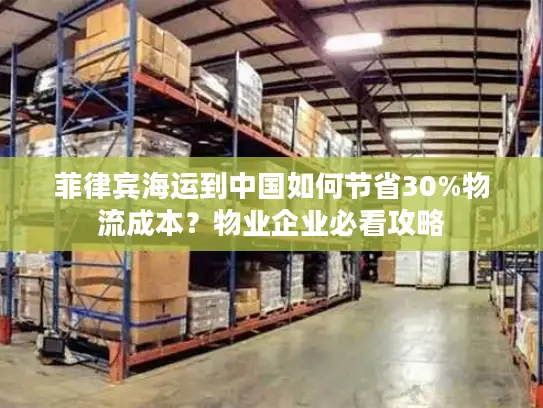 菲律宾海运到中国如何节省30%物流成本？物业企业必看攻略