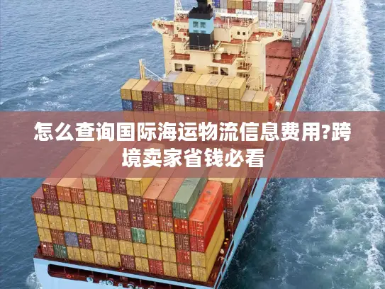 怎么查询国际海运物流信息费用?跨境卖家省钱必看